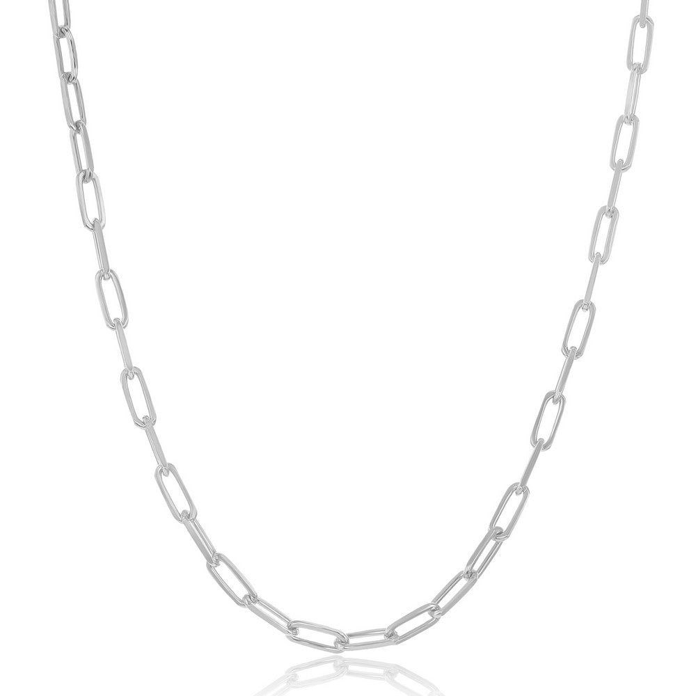 16” Sterling Paper Clip Chain