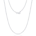 Sterling Diamond Cut Bead Chain
