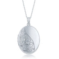 Oval Engraved Locket