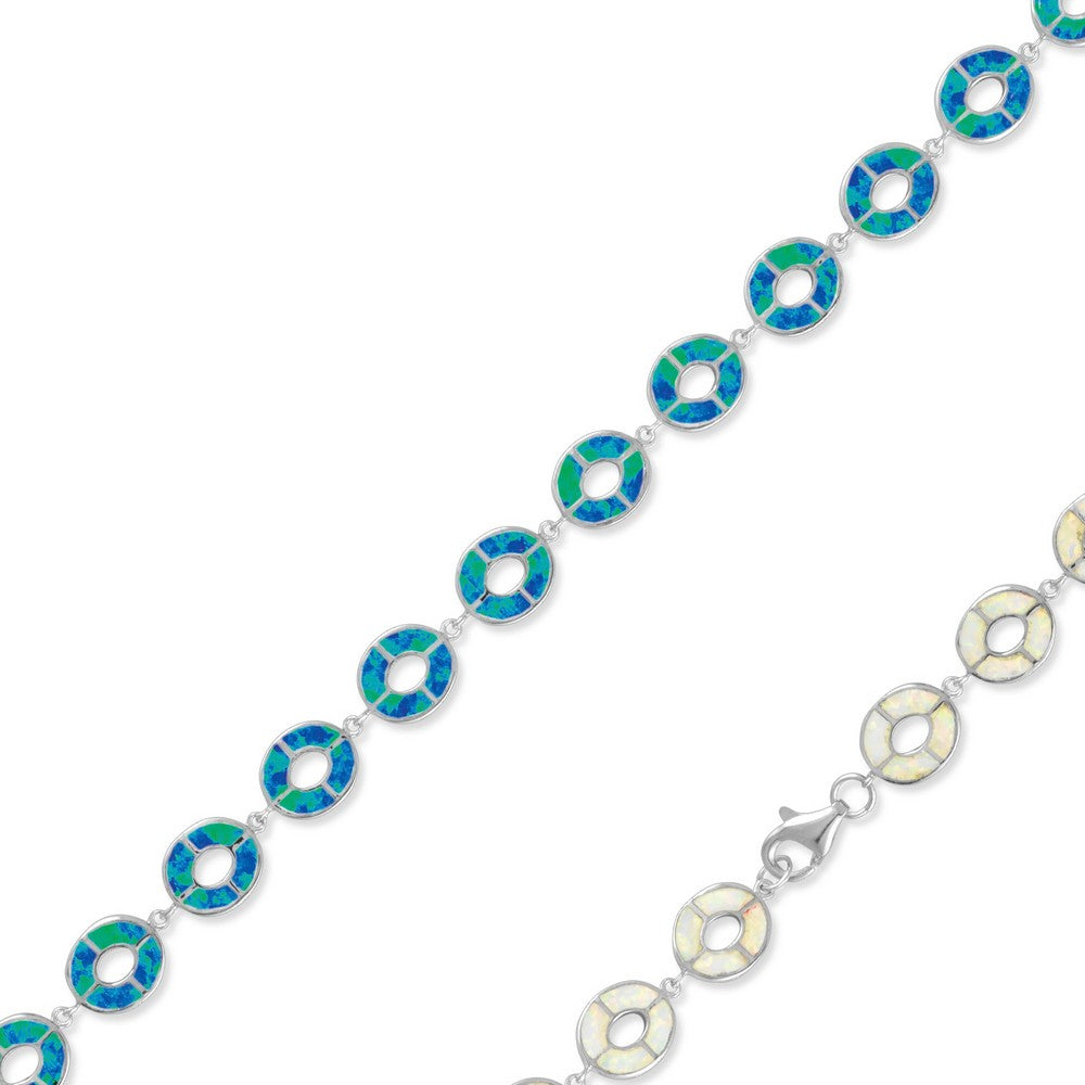 Reversible Opal Inlay Bracelet