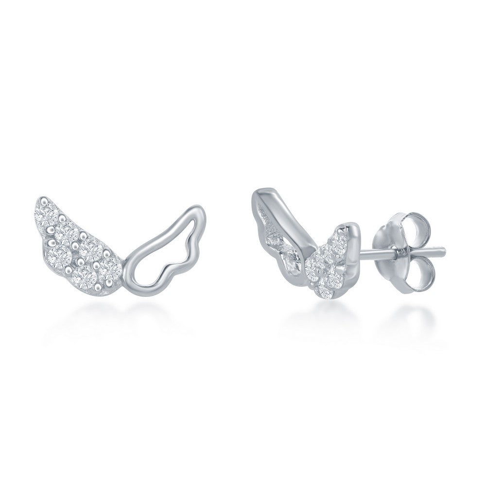 Children’s CZ Wing Necklace & Earring Set