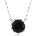 Sterling Silver Necklace - Black Onyx
