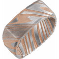 Damascus Comfort Fit Square Band