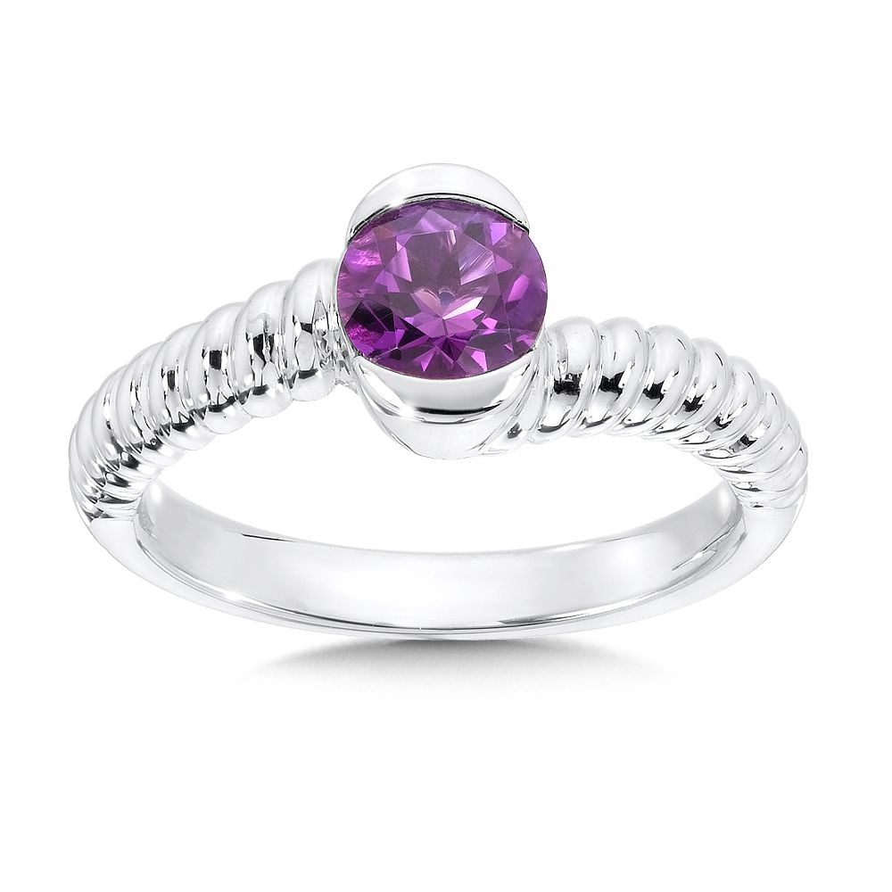 Sterling Silver Amethyst Ring