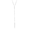 Sterling Bar Lariat Necklace