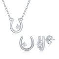 Child’s Silver Horseshoe Set