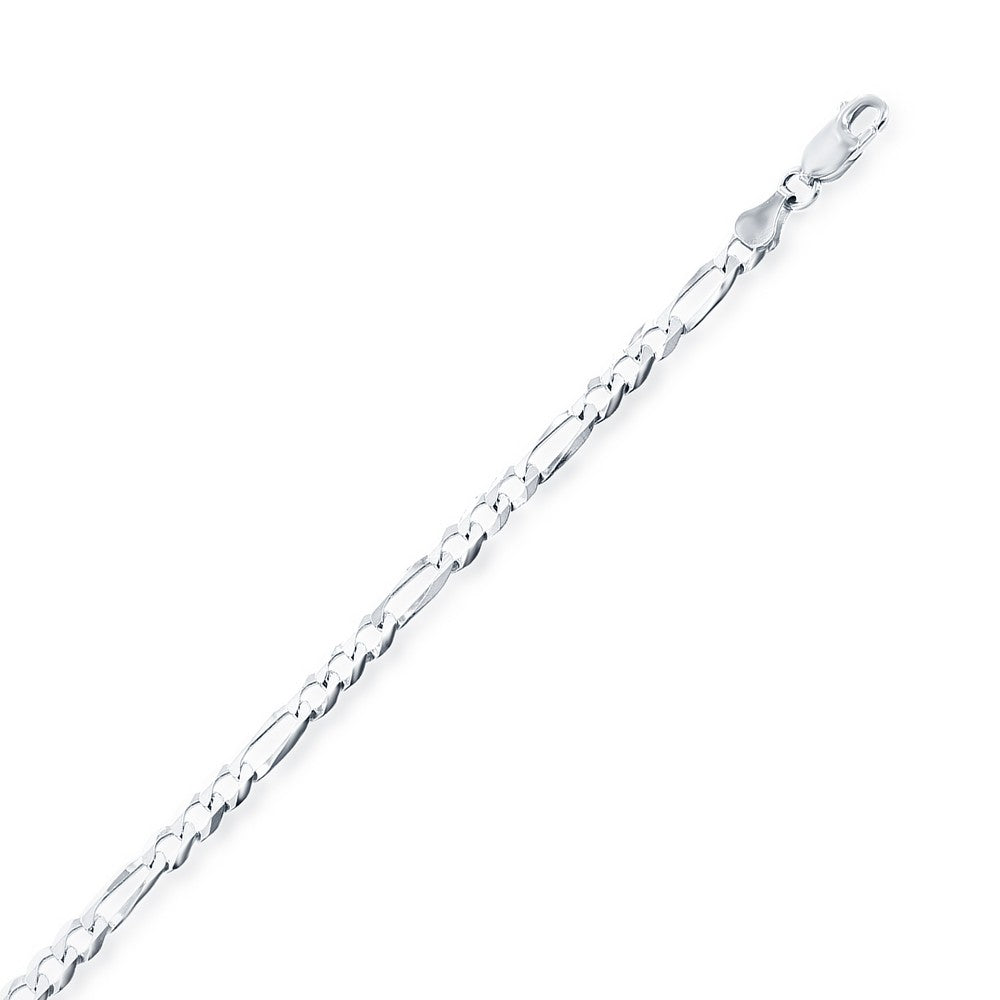 Sterling Silver 4.0mm Figaro 20”