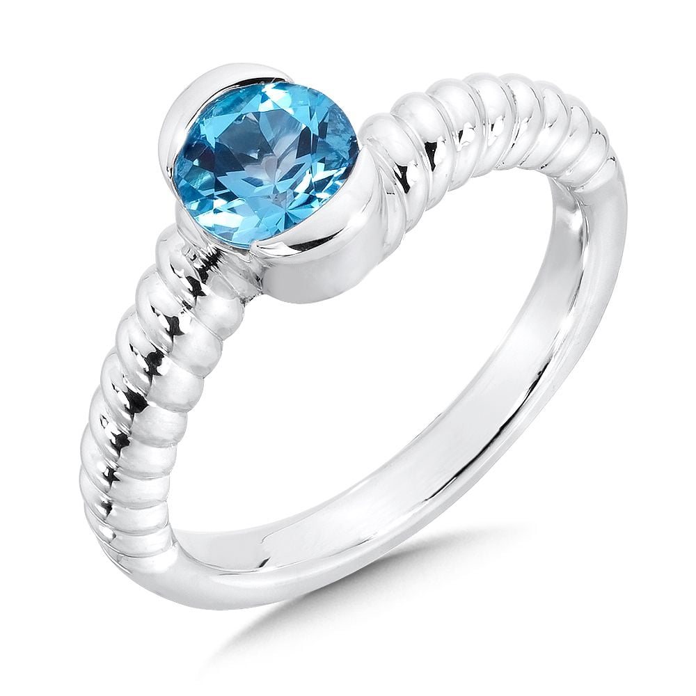 Sterling silver Blue Topaz Ring