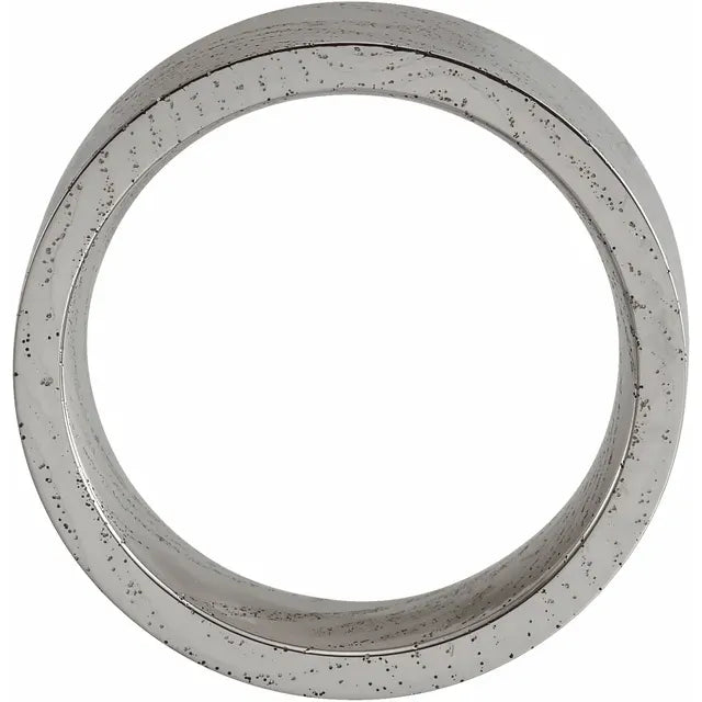 Flat Damascus Steel Band